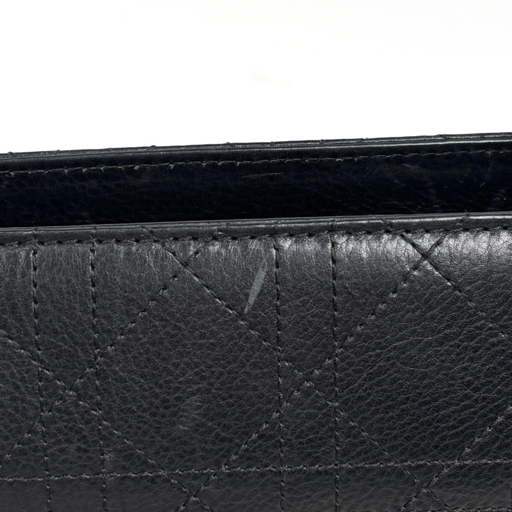 Christian Dior Cannage handbag, leather, black, women's. - Picture 4 of 7